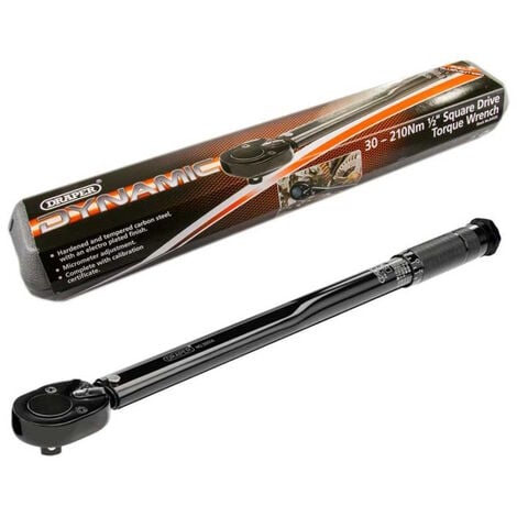 Draper 3001A/BK 1/2In Square Drive Ratchet Torque Wrench 64535