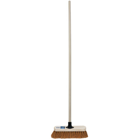 Draper 300mm Soft Coco Broom - Complete Cleaning Tool with Durable Natural Fibers (Model 01087)