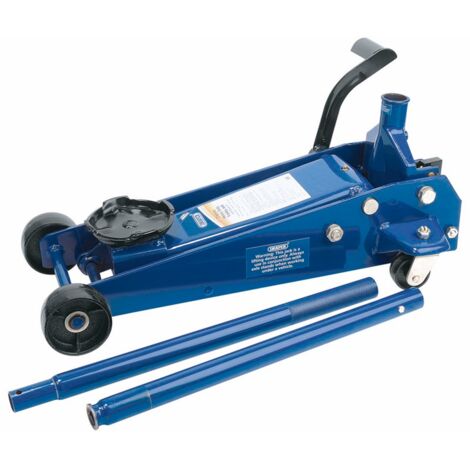 Draper 30612 Heavy Duty 3-Tonne Garage Trolley Jack with Quick Lift Function