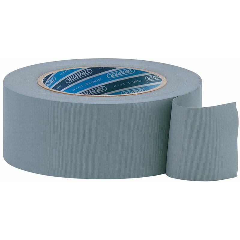 Draper - 30M x 50mm Grey Duct Tape Roll (49430)