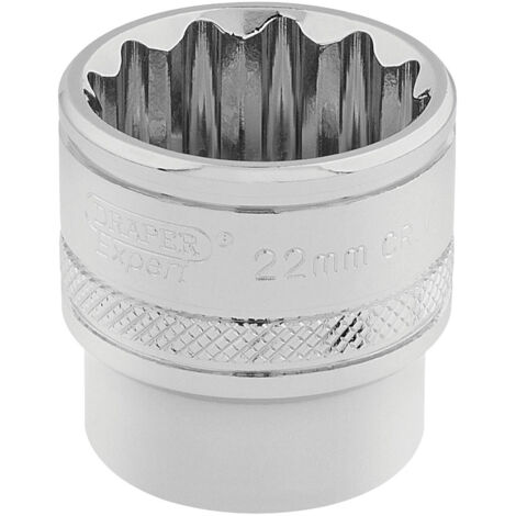 Draper 32800 3/8" Square Drive Hi-Torq® 12-Point Socket (22mm)