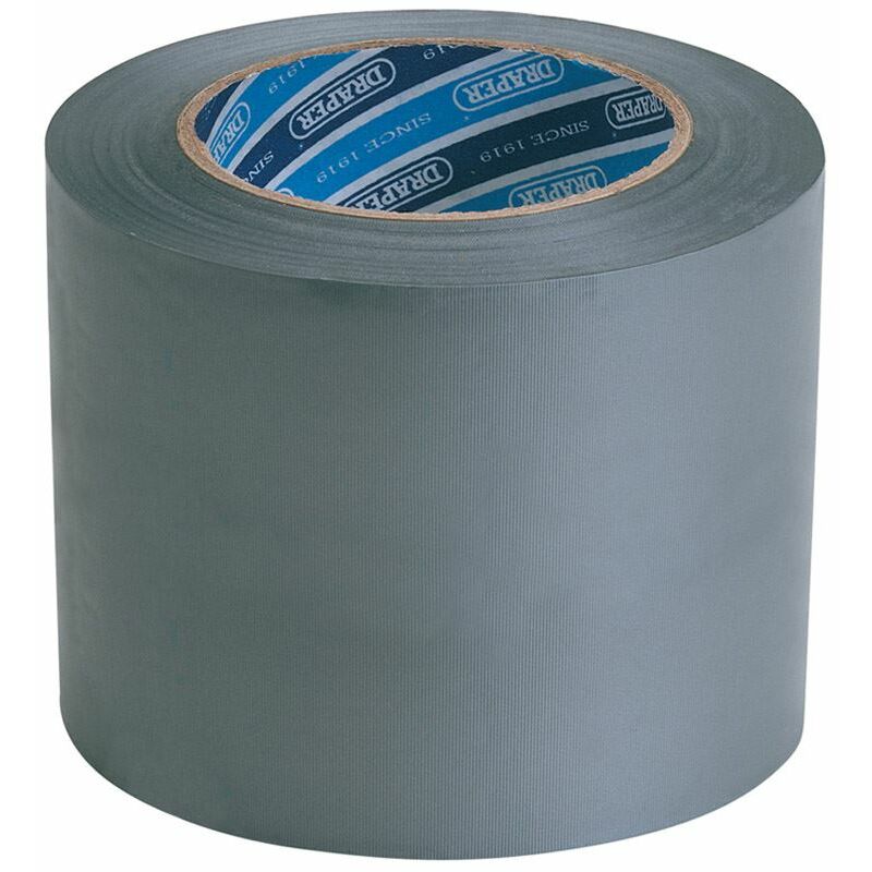 33M x 100mm Grey Duct Tape Roll (49433) - Draper