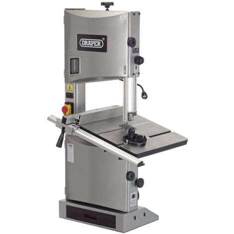 Draper 350mm (14-inch) 1100W Bandsaw with 45-Degree Tilt, Throat Capacity, and Stand or Bench Mounting