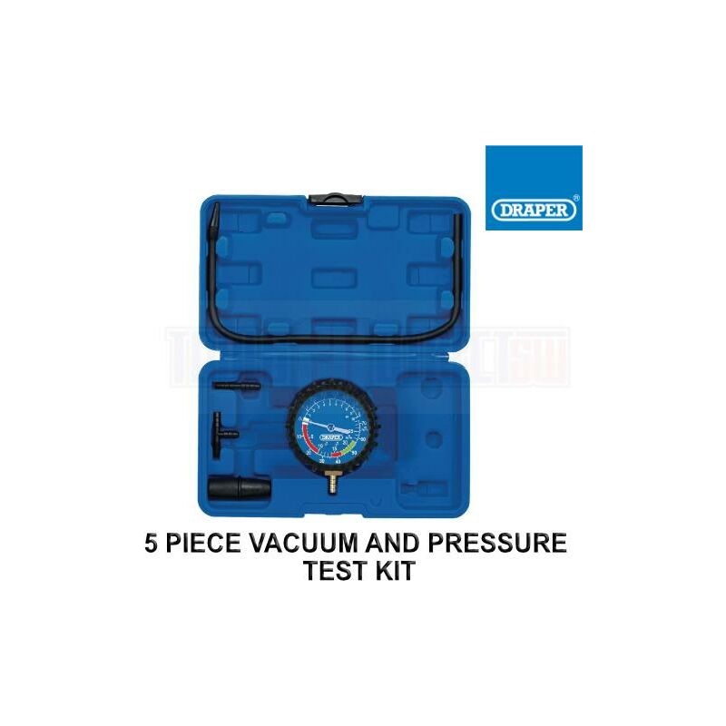 Draper - 5 Piece Vacuum and Pressure Test Kit 35881