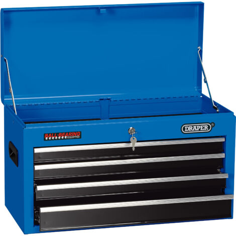 Draper 4-Drawer 26-Inch Blue Tool Chest with Model Number 14589
