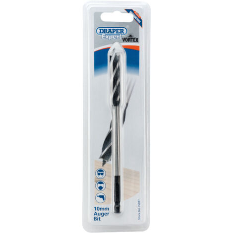 Draper 4 Fluted 10 x 165mm Auger Bits (35087)