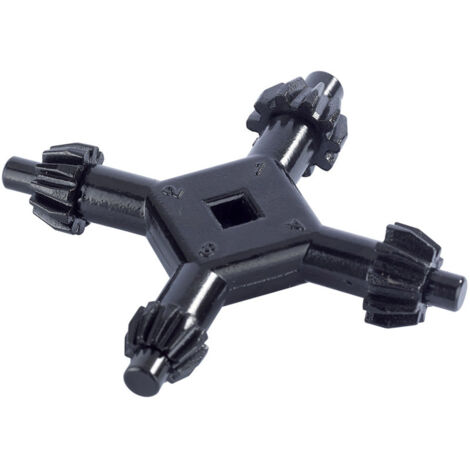 Draper 4-Way Chuck Key (Model 43862) – Multi-Function Tool for Drill Chuck Adjustment
