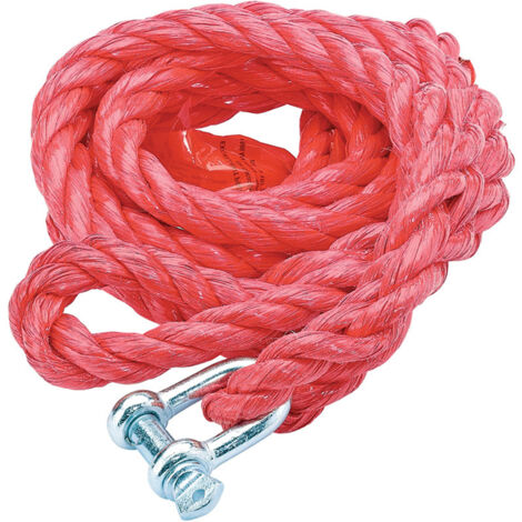 Draper 4000kg Capacity Heavy-Duty Tow Rope with Flag (Model 65297)