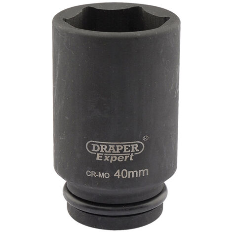 Draper 40mm Hi-Torq® Metric Deep Impact Socket for 3/4-Inch Square Drive (Model 05071)