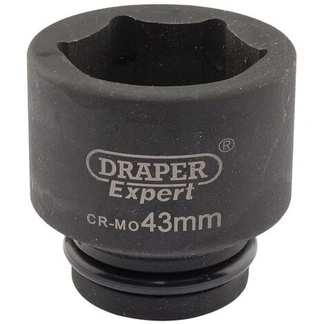 Draper 419-MM Expert 43mm 3/4in Square Drive Hi-Torq 6 Point Impact Socket