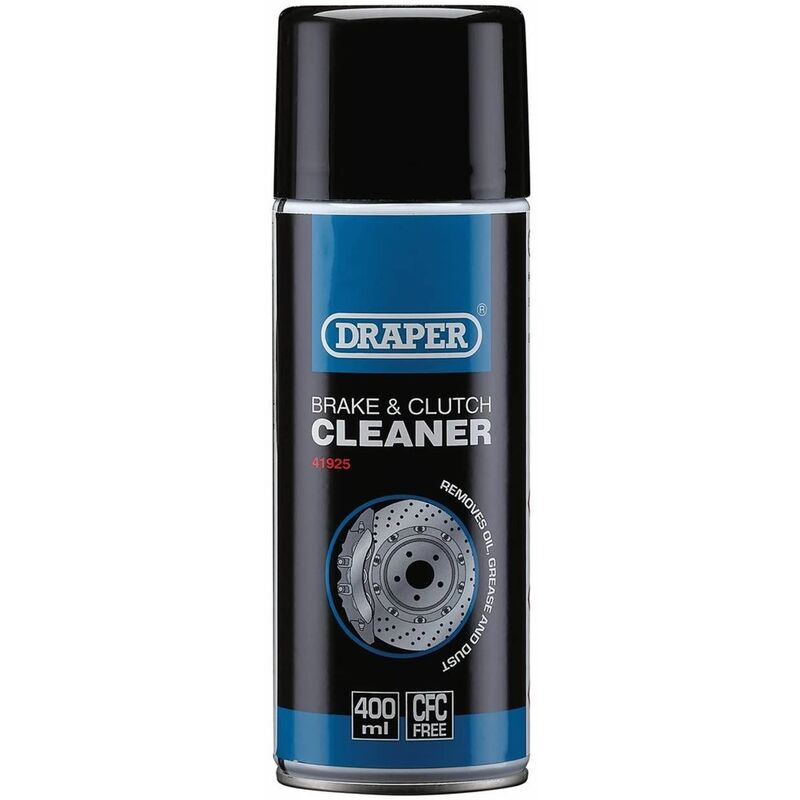Draper - 400ml Brake and Clutch Cleaner Spray (41925)