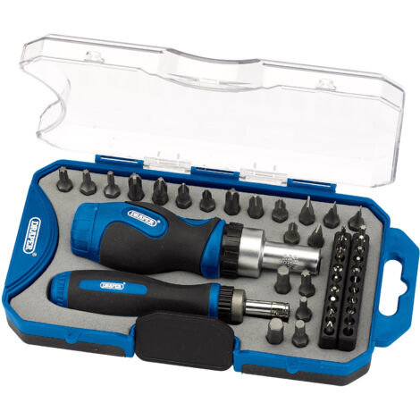 Draper 42-Piece Ratchet Screwdriver and Bit Set (Model 46479)