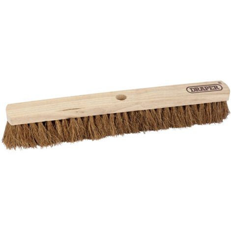 Draper 43774 Coco Floor Brush Head with Soft Bristles – 600 mm Length for Effective Cleaning