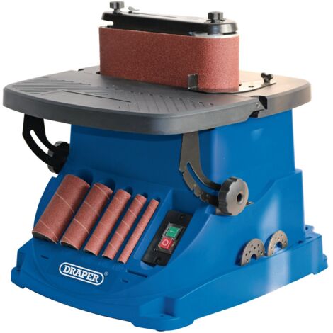 Draper 450W Oscillating Spindle and Belt Sander (Model 98425) – 230V Heavy-Duty Power Tool for Woodworking and Finishing