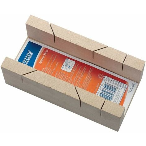Draper 45238 - Scatola per sega per tagli obliqui, in legno di faggio, 230 mm