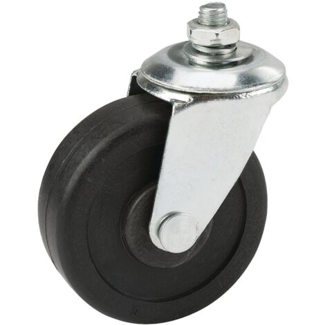 Draper 45849 Solid Rubber Castor Wheel - 70mm Diameter for Heavy-Duty Applications
