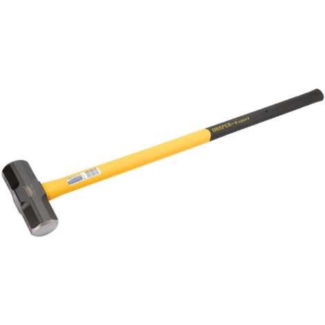 Draper 4.5kg (10lb) Sledge Hammer with Fibreglass Shaft and Carbon Steel Head - Model 09939