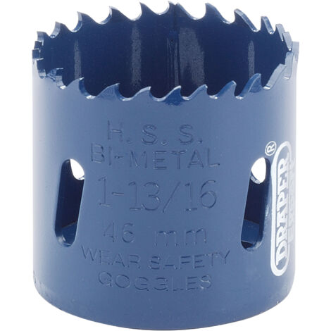 Draper 46mm HSS Bi-Metal Holesaw with Variable Pitch and 35mm Cutting Depth - Model 34760, Expert Series