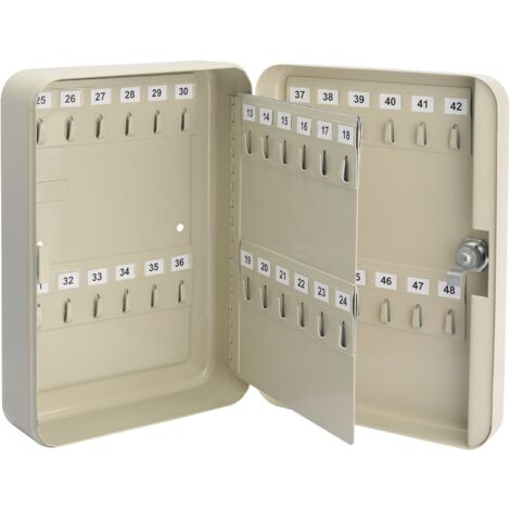 Draper 48-Hook Key Cabinet (Model 38210) with Secure Storage and Durable Construction