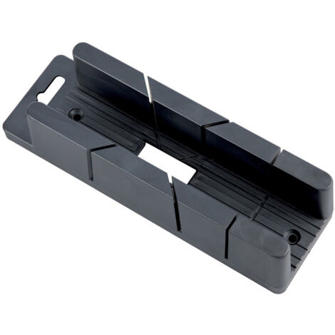 Draper 48677 Mini Mitre Box for Woodworking, 200mm x 35mm x 50mm, Blue, with Angular Cutting Guide