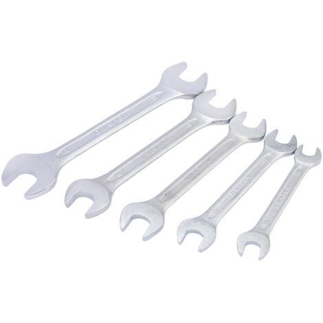 Draper 5-Piece Metric Double Open End Spanner Set (Model 30768)