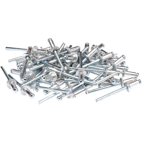 Draper 50 Pack of 4.8mm x 10mm Blind Rivets for Fastening and Assembly (Model 14011)