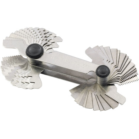 Draper 52 Blade 0.25-6mm and 4-62 BSW Screwpitch Gauge Set (51072)
