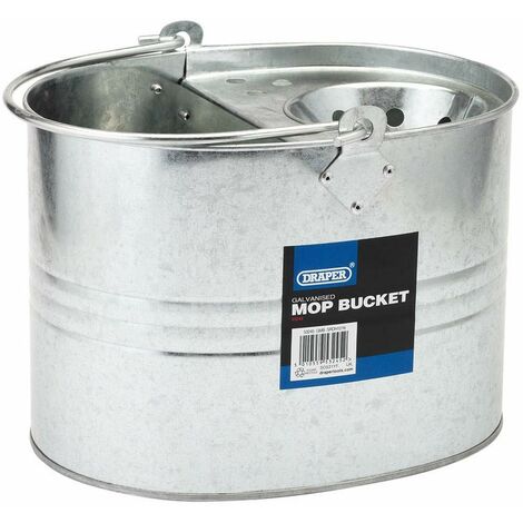 Draper 53245 - Secchio per mocio zincato, colore: blu