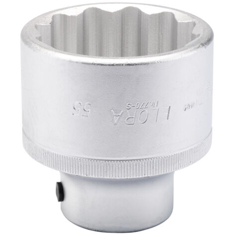 Draper 55mm Bi-Hex Socket for 3/4-Inch Drive – Metric Square Drive Hexagon Socket, Model 00898