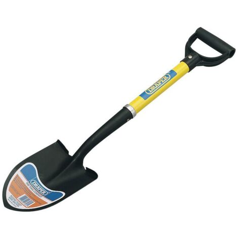 Draper 57569 - Mini pala con punta arrotondata e manico in fibra di vetro