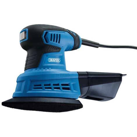 Draper 57652 230V 200W Tri-Base Detail Electric Sander with 3 Sanding Sheets