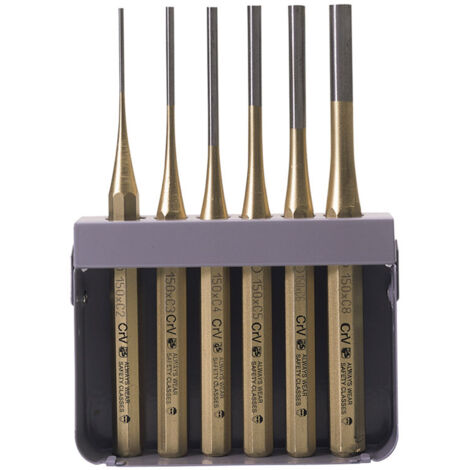 Draper 6-Piece Octagonal Parallel Pin Punch Set (150mm) – Expert Quality