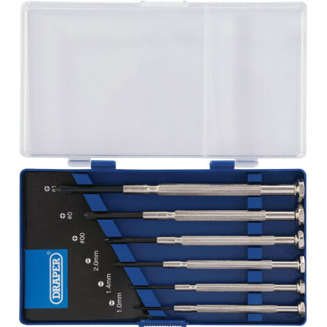 Draper 6-Piece Precision Screwdriver Set – Mini Crafting and Electronics Repair Tool Kit