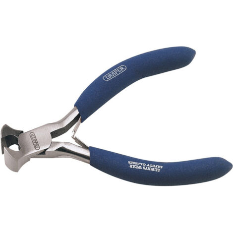 Draper 60744 Mini Diagonal Cutting Pliers, 105 mm for Precision Cutting and Electrical Work