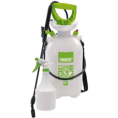 Draper 6.25 Litre Pressure Garden Sprayer with 1 Litre Mini Handheld Sprayer - Model 82464