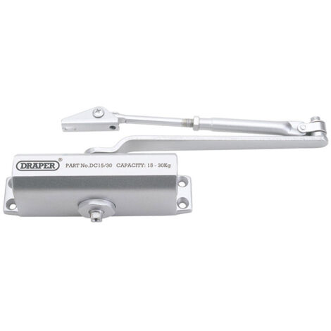 Draper 62894 Adjustable Automatic Door Closer for Doors Weighing 15kg to 30kg
