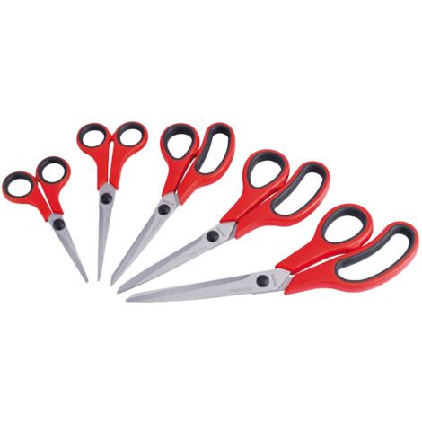 Draper, 67835, Redline 67835 Household Scissor Set (5 pezzi)