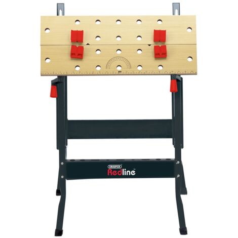 Draper 68027 Fold-Down Portable Workbench – Ideal for Garage, Workshop, or Shed Use