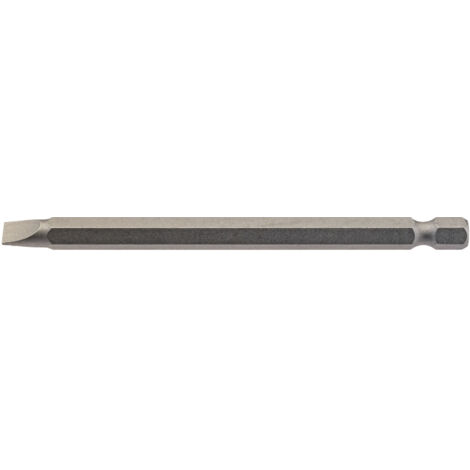 Draper 6mm 1/4 Hex. Plain Slot Insert Bit 100mm Long x 1 (64347)