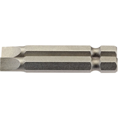 Draper 6mm 1/4 Hex. Plain Slot Insert Bit 50mm Long x 2 (64096)