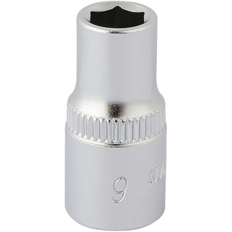 Draper 6mm Hex Socket for 1/4 Inch Drive – Metric Hexagon Socket, Model 11095