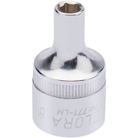 Draper 6mm Hexagon Socket for 1/2" Drive – Metric Hexagon Socket, 15295