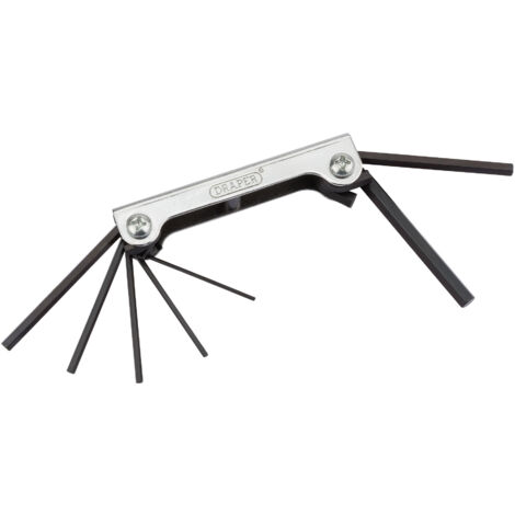 Draper 7-Piece Metric Hexagon Pocket Key Set (Model 33827)