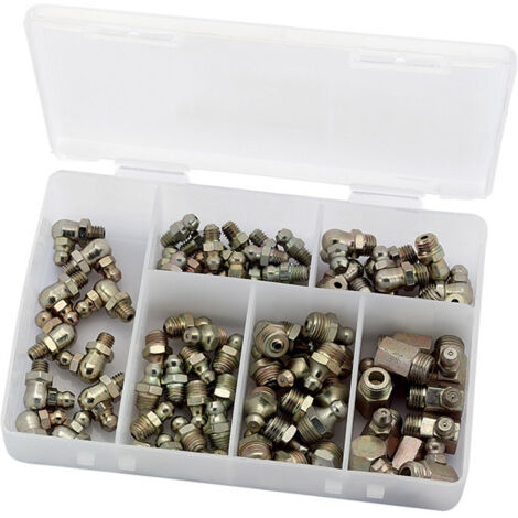 Draper 70-Piece Assorted Metric Grease Nipples Set (Model 43962)