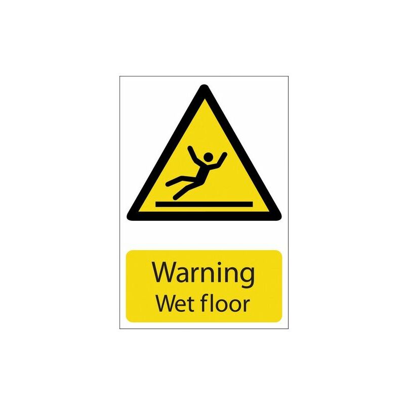 Content warning 1.11 a. Табличка Warning. Wet Floor sign. Caution wet Floor.