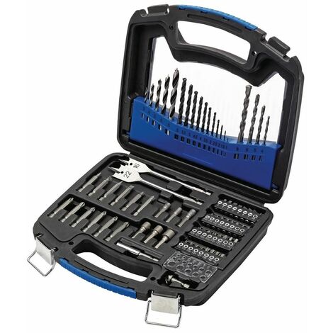 Draper 75-Piece Drill and Accessory Kit with Drill Bits and Tools (Model 66090)