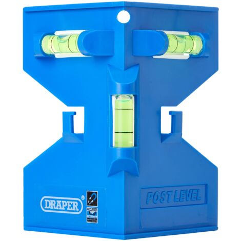Draper 75042 - Livella rigida per palo, colore: Blu