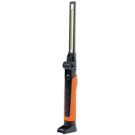 Draper 7W Slimline COB/SMD LED Inspection Lamp with 70-700 Lumens, Orange