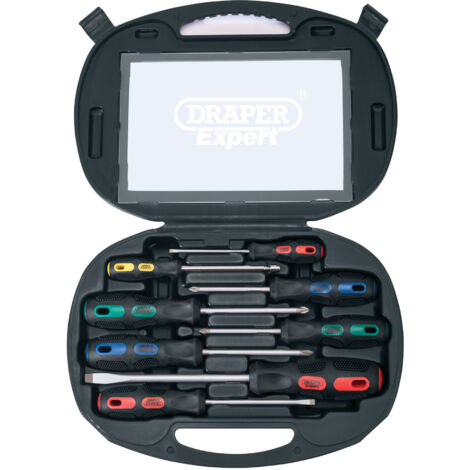 Draper 8-Piece General Purpose Screwdriver Set in BMC 40002 Durable Storage Case