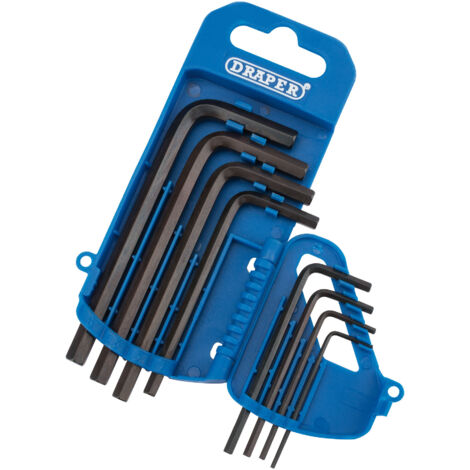 Draper 8-Piece Metric Hexagon Key Set with Holder (Model 33679)